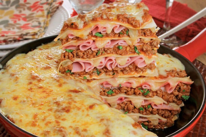 Loaded Beef Lasagna